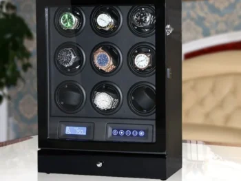 Luxury Automatic Watch Winder With Mabuchi Motor LCD Touch Screen and Remote