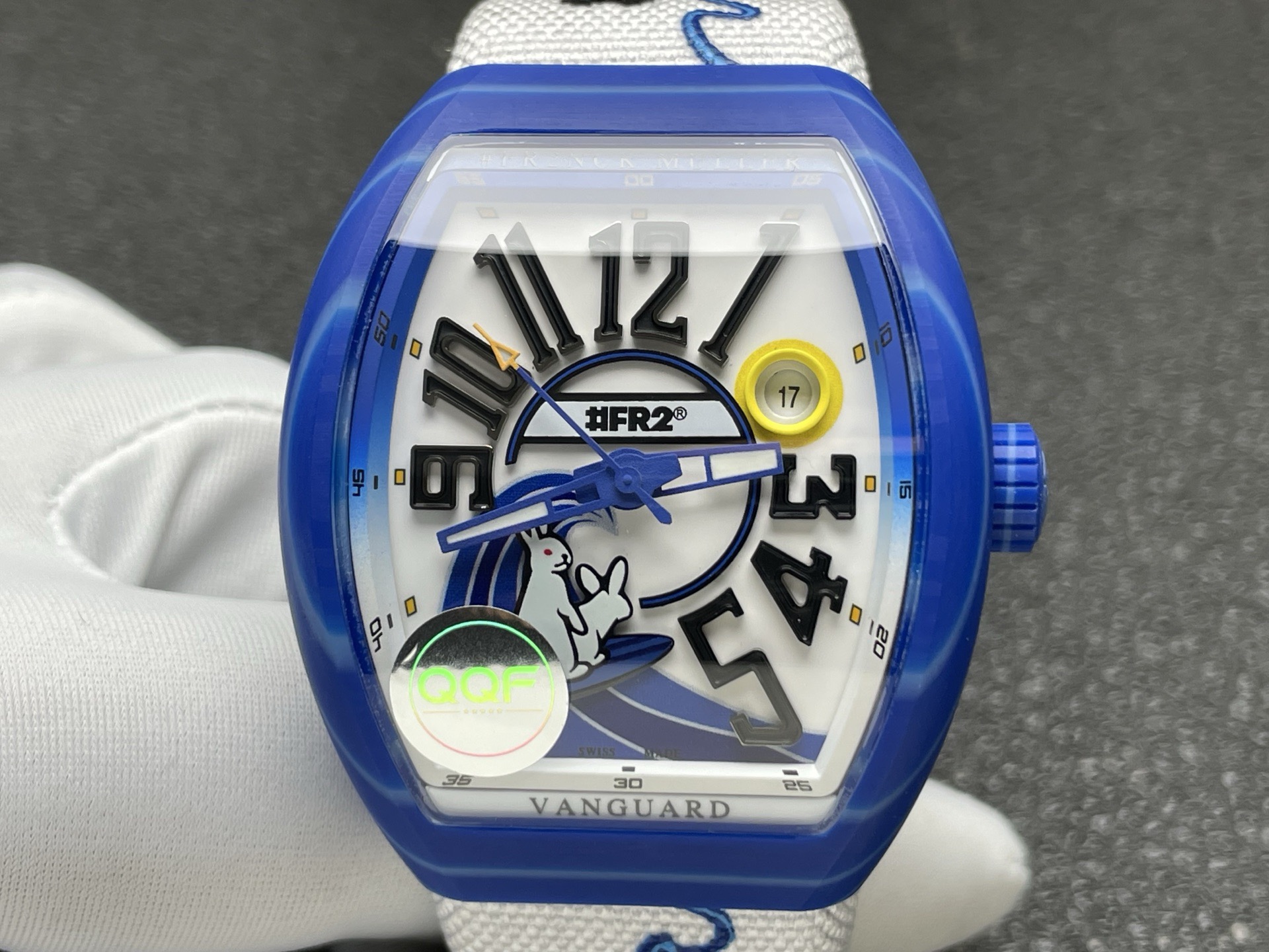 Franck Muller Vanguard V41 Carbon composite 41 mm Date display QQF Factory Configuration F82546 1:1 Superclone