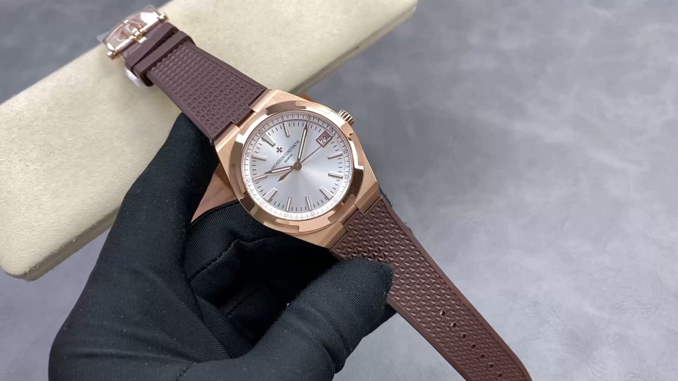 Vacheron Constantin Overseas 4500V Stainless steel Rose Stainless-steel bracelet K1 Factory Configuration 21C820 1:1 Superclone