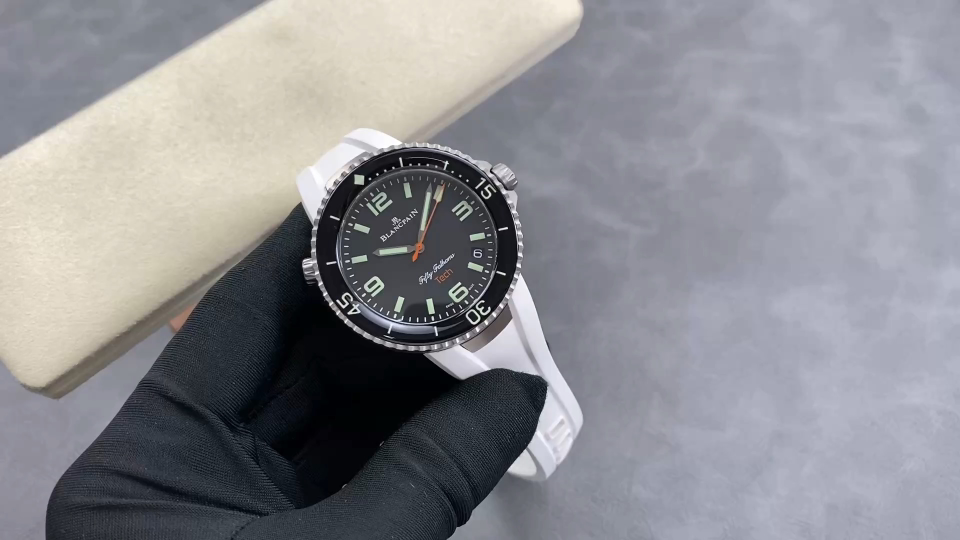 Blancpain Fifty Fathoms Rubber strap 45 mm Configuration FEC5B5 1:1 Superclone