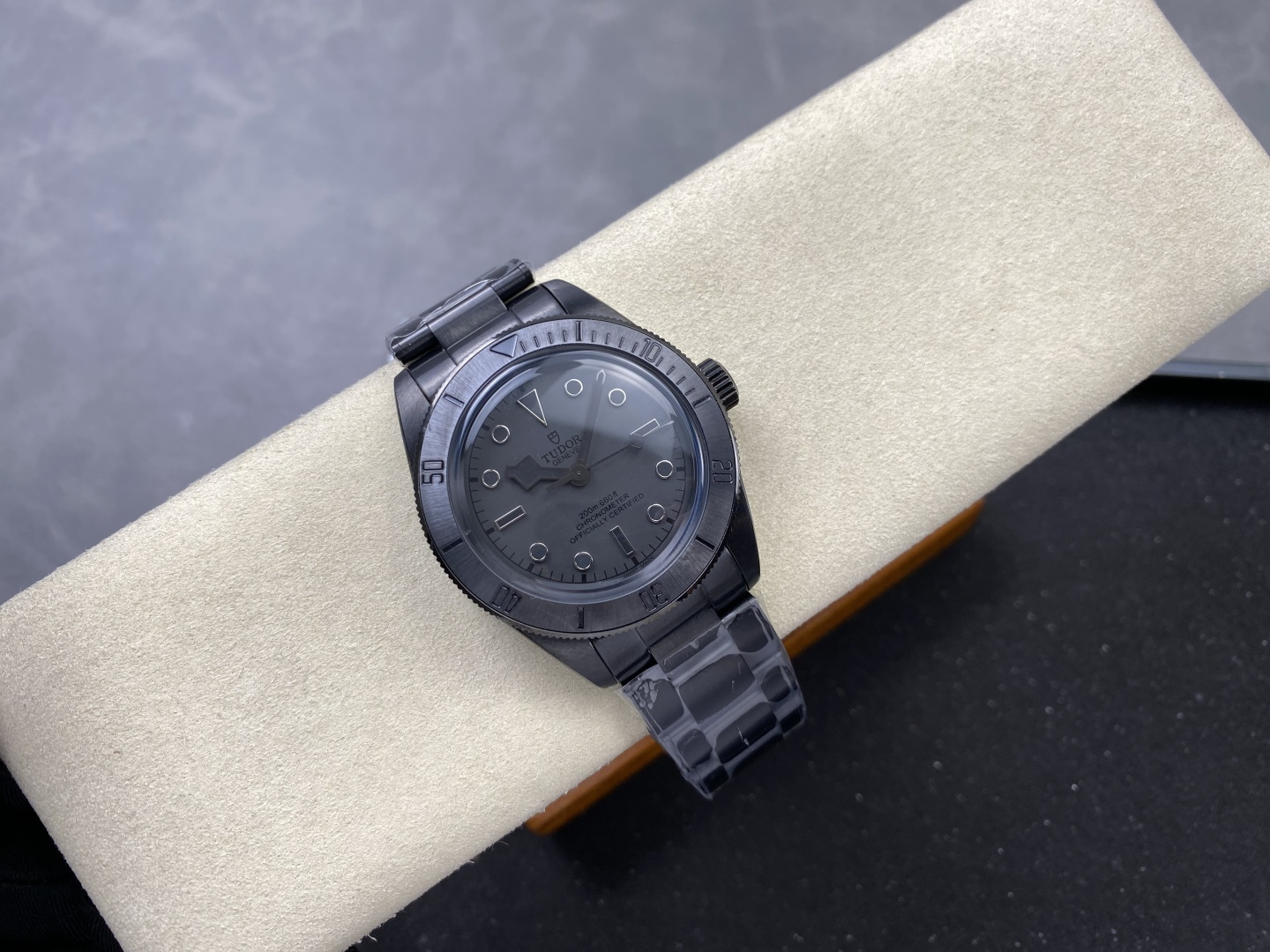 Tudor Black Bay Black Black Leather strap 41 mm Tourbillon GR Factory Configuration AB8B1C 1:1 Superclone