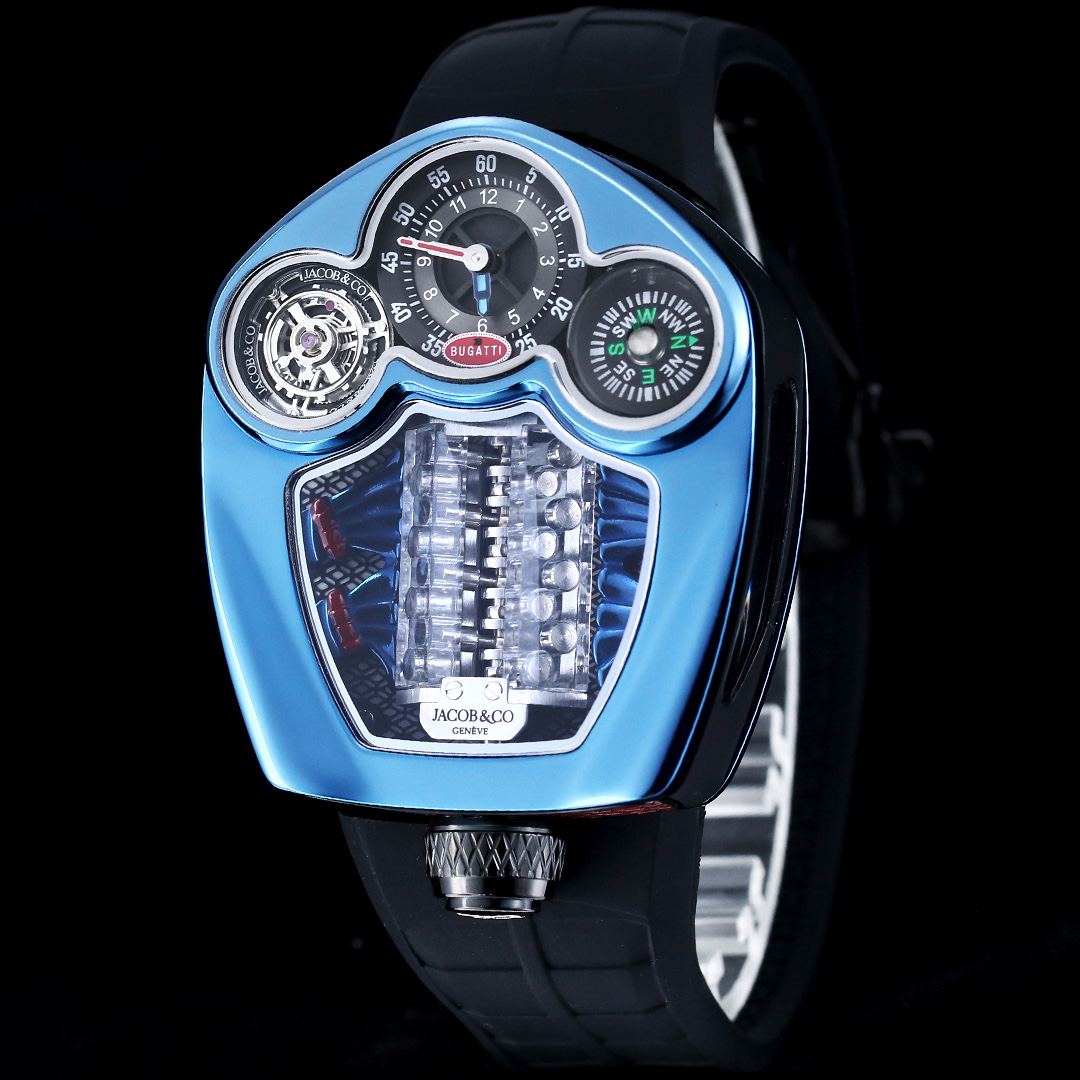 Jacob & Co. Bugatti Chiron Platinum Tourbillon Configuration D1CC95 1:1 Superclone