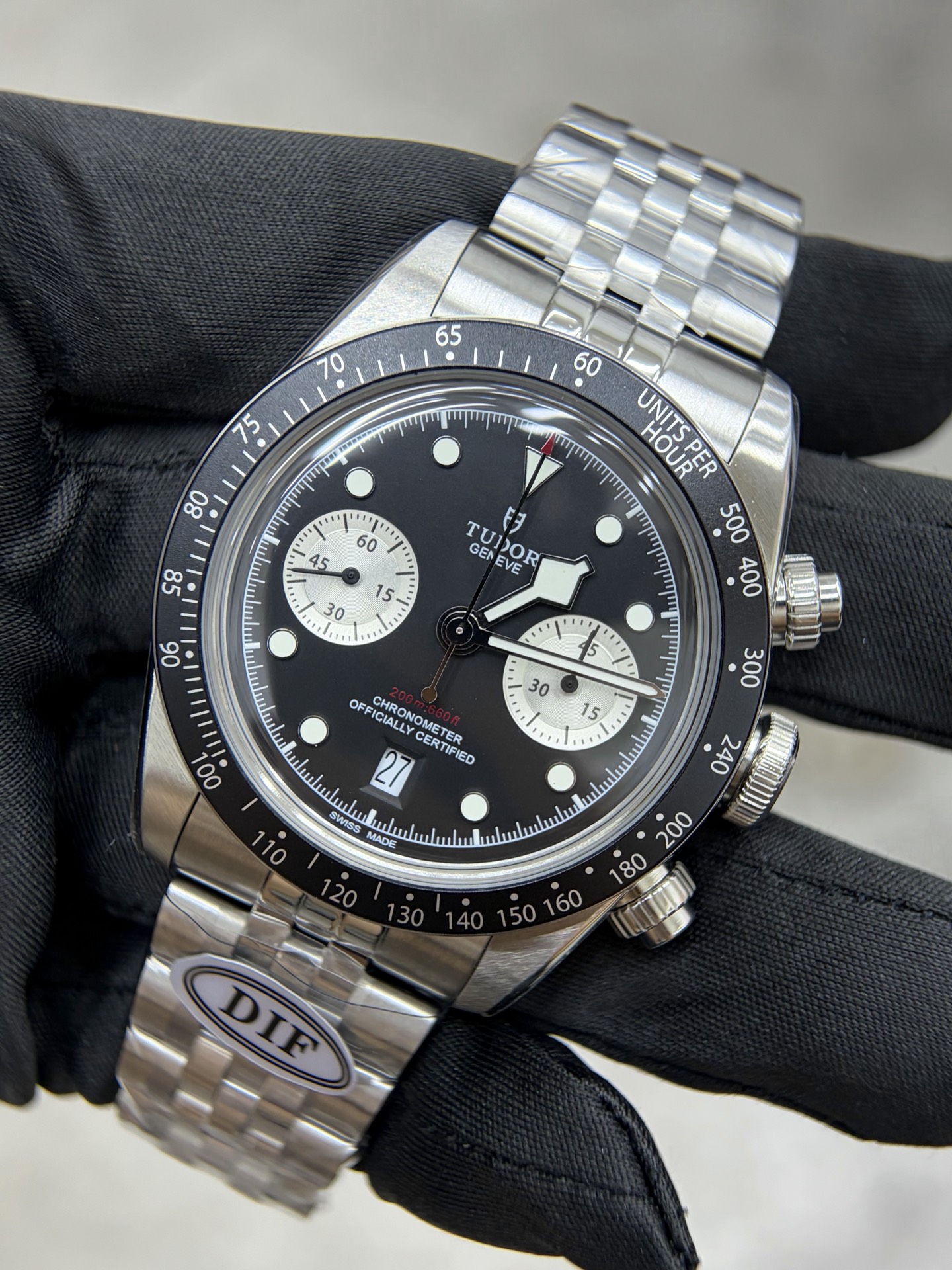 Tudor Black Bay Chrono watch – 41mm steel case, Steel bracelet – m79360n-0013 1:1 Superclone