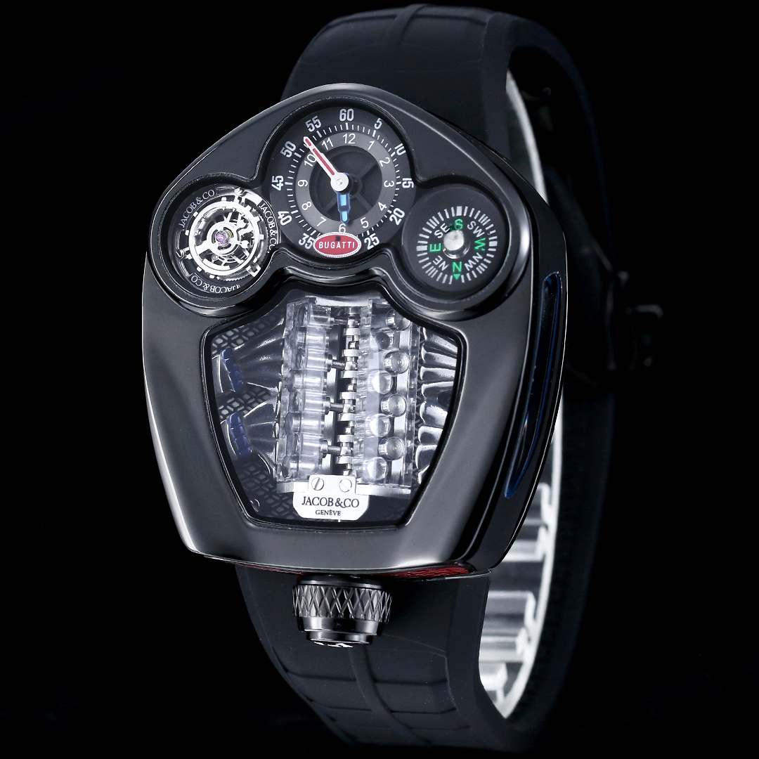 Jacob & Co. Bugatti Chiron Platinum Tourbillon Configuration EA1D39 1:1 Superclone