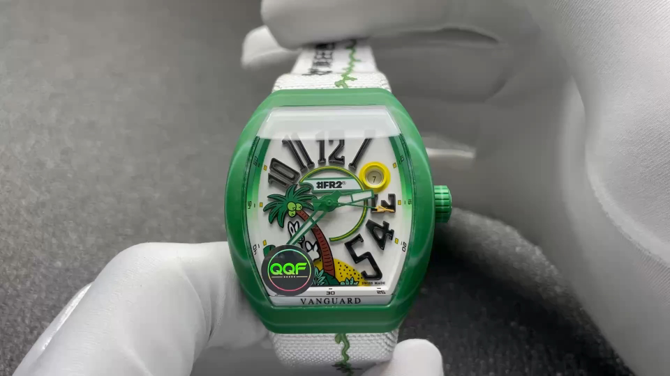 Franck Muller Vanguard V41 Carbon composite 41 mm Date display QQF Factory Configuration D6CF6B 1:1 Superclone