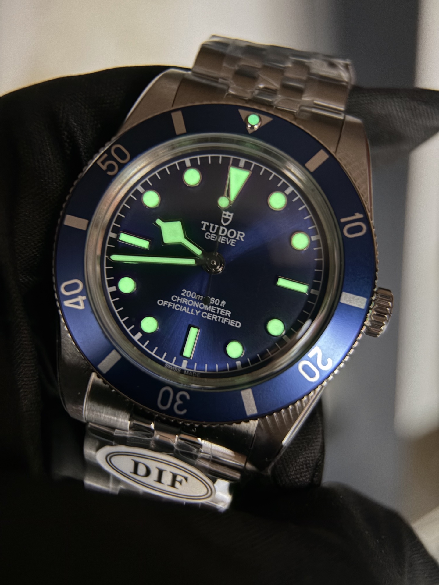 Tudor Black Bay Blue dial 37 mm Configuration 5219AE 1:1 Superclone