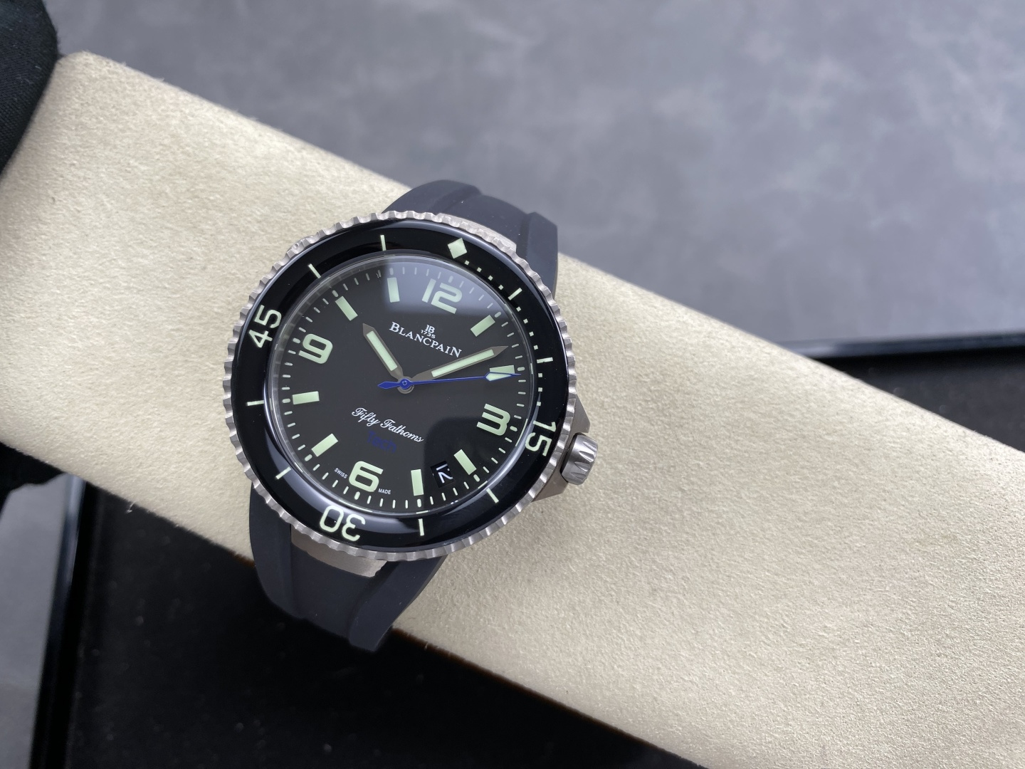 Blancpain Fifty Fathoms Rubber strap 45 mm Configuration 3F168D 1:1 Superclone